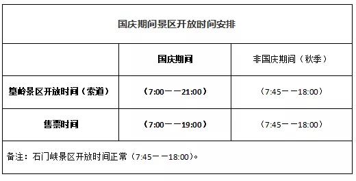 篁岭缆车运行时间（平时与假日）