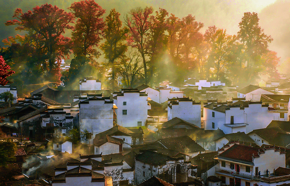 婺源石城枫叶风景区