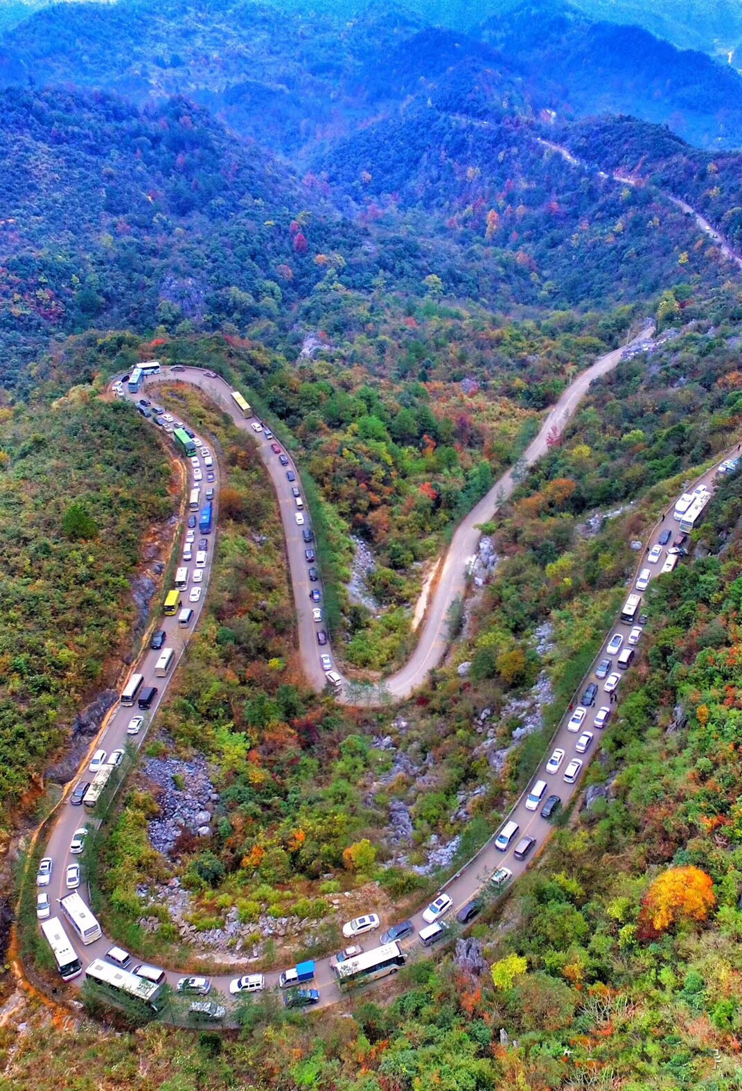 婺源石城交通路况