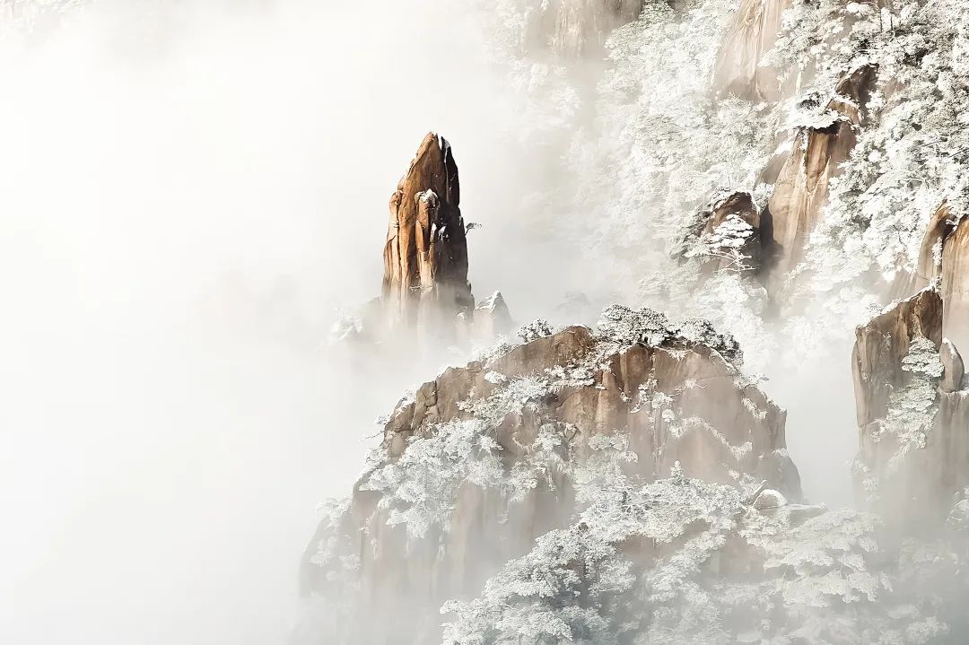 三清山雪景